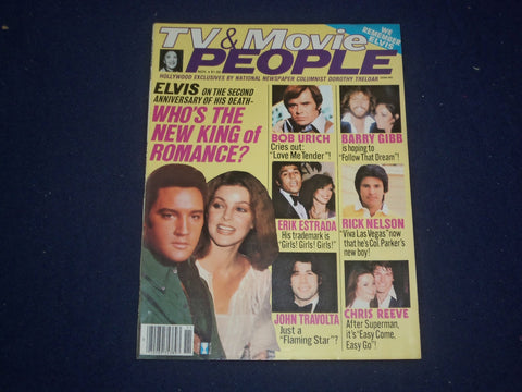 1979 NOVEMBER TV & MOVIE PEOPLE MAGAZINE- ELVIS PRESLEY- PHOTOS/STORIES- ST 5980