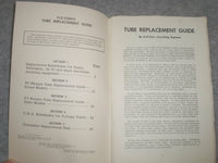 1959 TUBE REPLACEMENT GUIDE - H.G. CISIN - J 6340