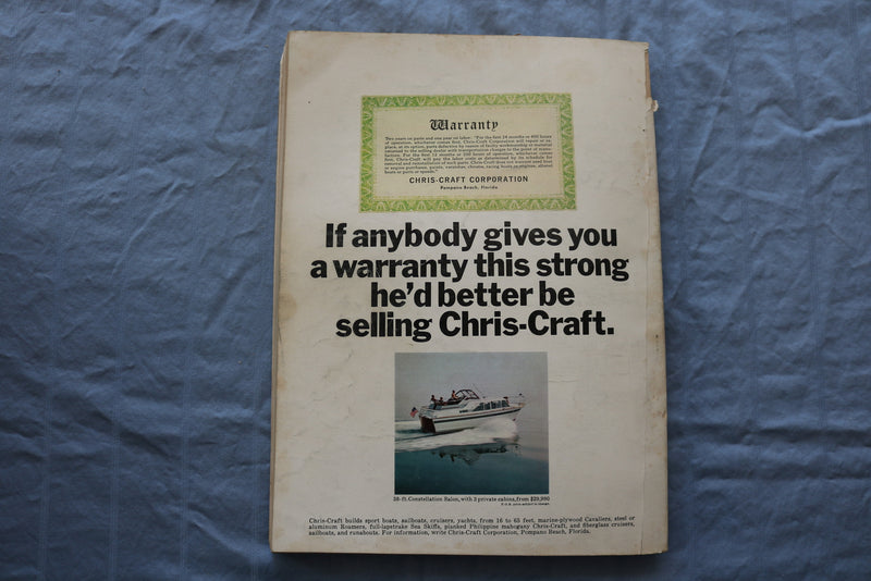 1965 JANUARY YACHTING MAGAZINE - BOAT SHOW ISSUE COVER - E 9470