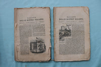 1860-1867 BALLOU'S MONTHLY MAGAZINE - LOT OF 9 - O 3978