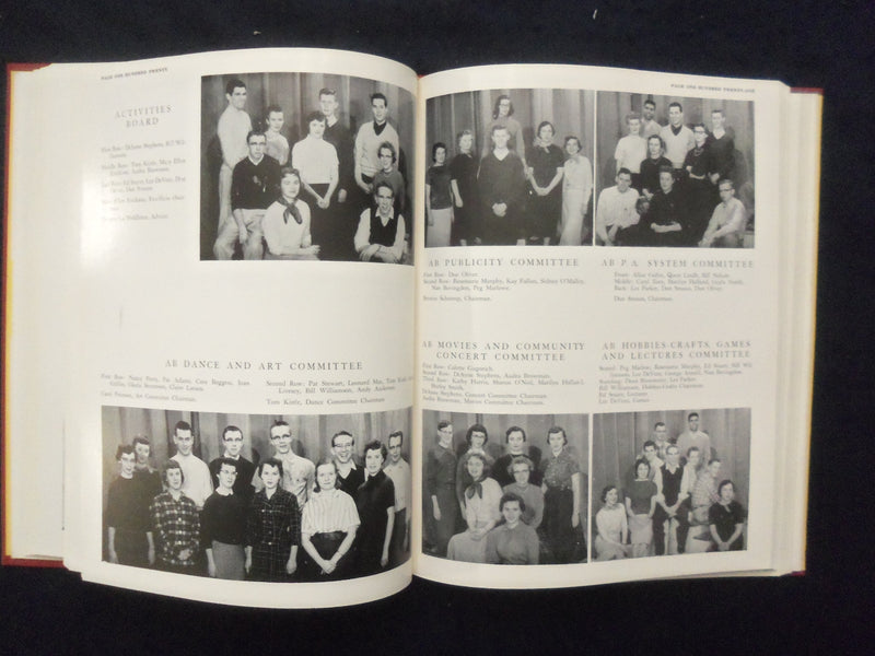 1956 THE SENTINAL MONTANA STATE UNIVERSITY YEARBOOK -MISSOULA, MONTANA - YB 3295