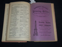 1870 WORCESTER DIRECTORY BY HENRY J. HOWLAND - MAP - KD 81T