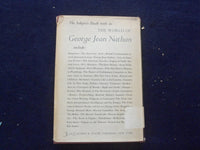 1952 THE WORLD OF GEORGE JEAN NATHAN HARDCOVER BOOK BY CHARLES ANGOFF - KD 8397
