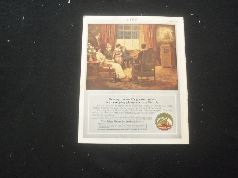 1915 JANUARY 7 LIFE MAGAZINE - LEARNING FATHER'S BUSINESS - L 760O