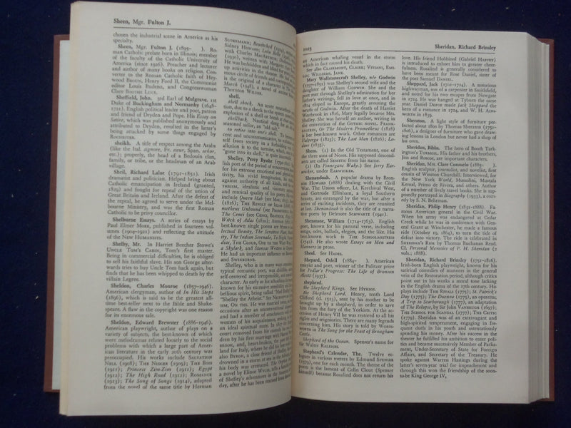 1948 THE READERS' ENCYCLOPEDIA HARDCOVER BOOKS - BOXED SET - 4 VOLUMES - KD 8832