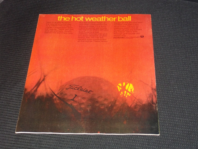 1970 AUGUST 18 GOLF WORLD MAGAZINE - JANE BLALOCK FRONT COVER - E 6455