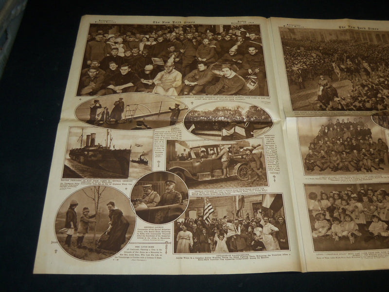 1918 DECEMBER 15 NEW YORK TIMES PICTURE SECTION - 27TH DIVISION HOME - NP 5459
