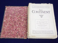 1922 JANUARY-JUNE THE CONTINENT MAGAZINE BOUND VOLUME - NICE ADS - KD 1945