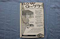 1957 COMMAND SETS MAGAZINE - RADIO - CQ TECHNICAL SERIES - K 2968