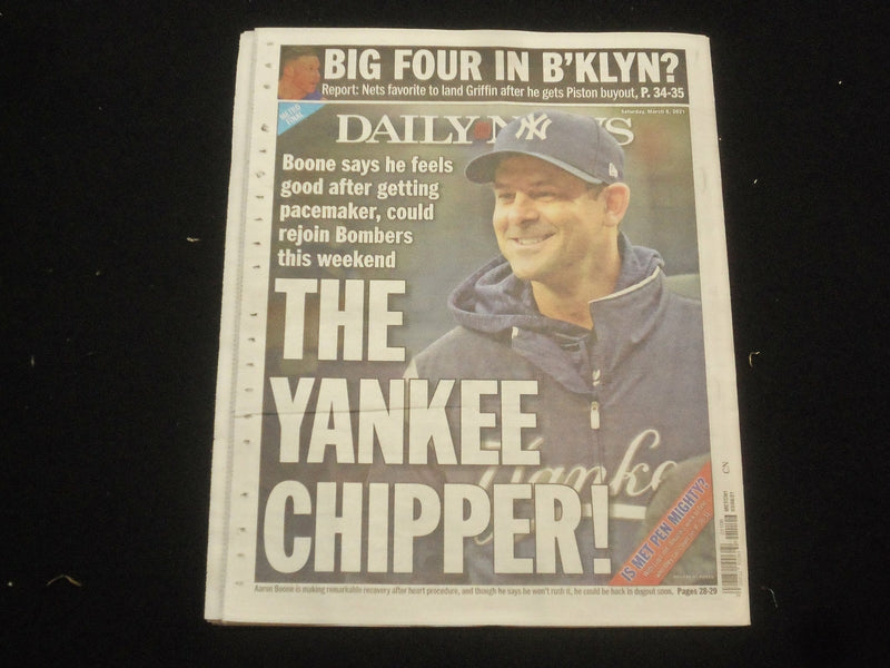 2021 MARCH 6 NEW YORK DAILY NEWS NEWSPAPER - NYC MOVIE THEATERS TO REOPEN