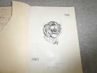 1963 THE TIGER MT. VERNON HIGH SCHOOL YEARBOOK - MT. VERNON, TEXAS - YB 2460