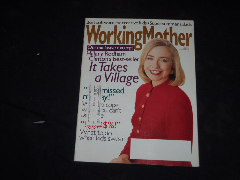 1996 MAY WORKING MOTHER MAGAZINE - HILLARY CLINTON COVER - B 55