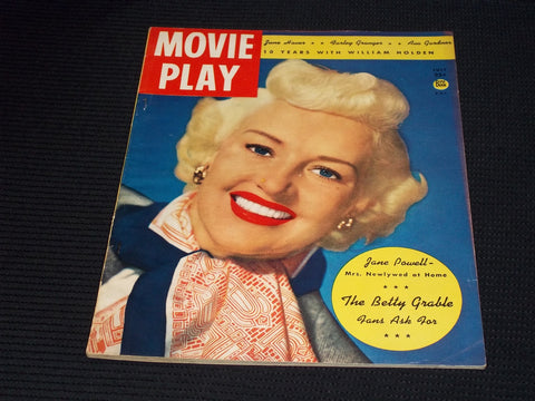 1950 JULY MOVIE PLAY MAGAZINE - JANE POWELL FRONT COVER - E 15141