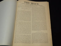 1883-1884 THE HOUR MAGAZINE BOUND VOLUME LOT OF 2 - NEW YORK - KD 3340K