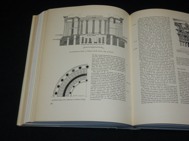 1962 GREEK TEMPLES THEATERS AND SHRINES BOOK - NICE PHOTOS - R 709N