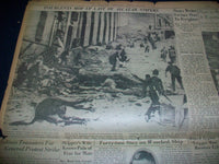 1936 OCTOBER 9 SAN FRANCISCO CHRONICLE NEWSPAPER SECTION OHIOAN ASHORE - NP 841