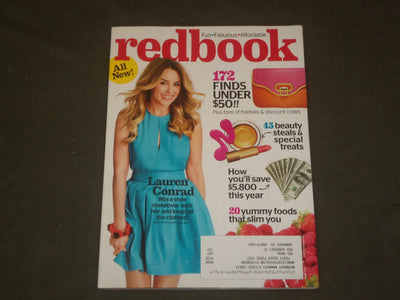 2013 APRIL REDBOOK MAGAZINE - LAUREN CONRAD COVER - B 1580