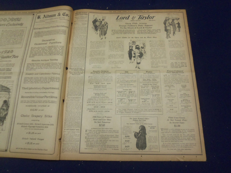 1920 NOVEMBER 14 NEW YORK TIMES - KERMIT ROOSEVELT IN SHIP PROJECT - NT 8454