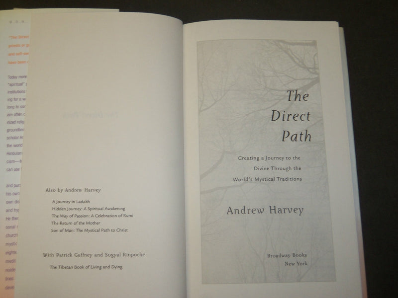 2000 THE DIRECT PATH BOOK INSCRIBED BY ANDREW HARVEY - FIRST EDITION - KD 5310