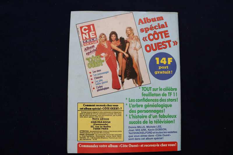 1988 OCT 20 CINE TELE REVUE MAGAZINE - C. COLAS-FRANCIS HUSTER COVER - E 12051