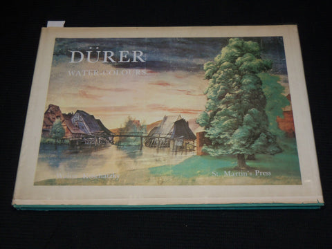 1973 DURER WATER COLOURS HARDCOVER BOOK BY WALTER KOSCHATZKY - R 711P