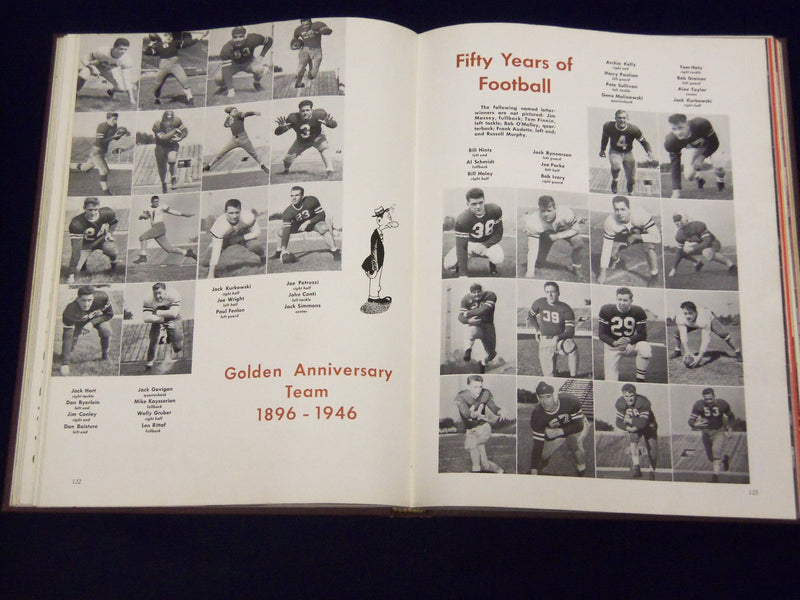 1947 TOWER UNIVERSITY OF DETROIT YEARBOOK - MICHIGAN - GREAT PHOTOS - YB 793