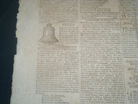 1810 DEC 27 AMERICAN MERCURY NEWSPAPER - HARTFORD FIRE INS. CO. FOUNDED- NP 3983