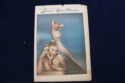1950 AUGUST 20 SCREEN RADIO TELEVISION MAGAZINE - JOAN CAUFIELD COVER - E 23096