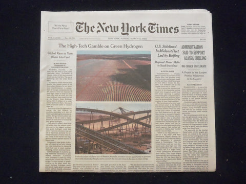 2023 MARCH 12 NEW YORK TIMES - ADMINISTRATION SAID TO SUPPORT ALASKA DRILLING