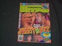 2000 AUGUST TV WRESTLERS RAW NITRO MAGAZINE - JARRETT VS ROCK COVER - CW 478