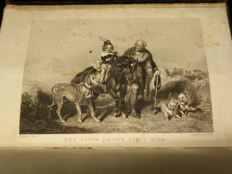 1841 MAY-1842 APRIL THE LADIES' COMPANION MAGAZINE BOUND VOLUME - KD 703Q