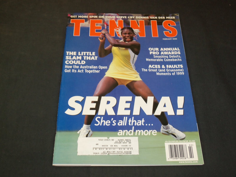 2000 FEBRUARY TENNIS MAGAZINE - SERENA WILLIAMS - SP 7435