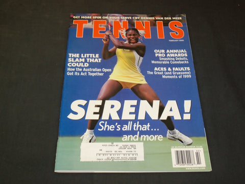 2000 FEBRUARY TENNIS MAGAZINE - SERENA WILLIAMS - SP 7435