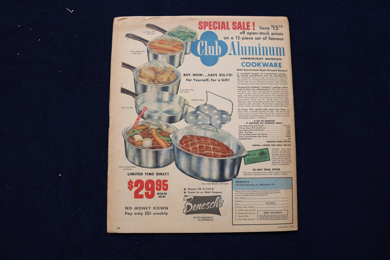 1959 NOVEMBER 1 SUNDAY CALL-CHRONICLE PARADE NEWSPAPER - JUNE ALLYSON - NP 8697