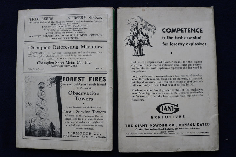 1932 JOURNAL OF FORESTRY SOFTCOVER BOOKS - LOT OF 2 - K 1471