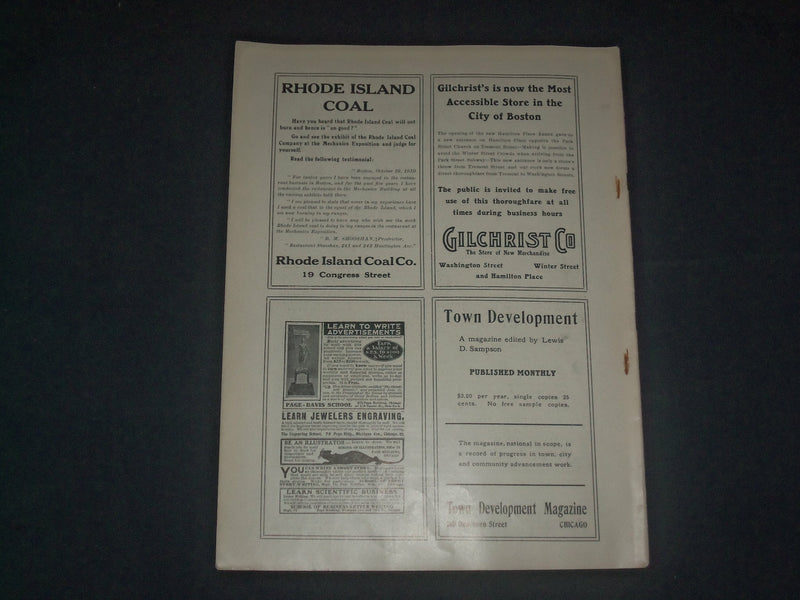 1910 OCTOBER 22 THE BOSTON COMMON MAGAZINE - MAYOR'S NEW TAX PLAN - B 6228