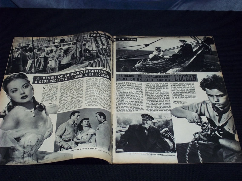 1950 APRIL 3 CINEMONDE MAGAZINE - DUDAN DUPUIS CODET JOURDAN COVER - E 24826