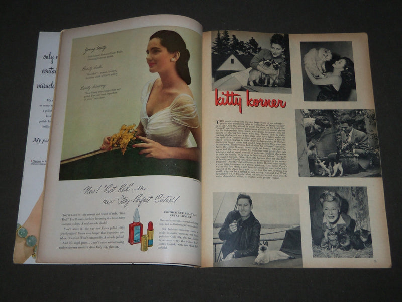 1948 NOVEMBER MOVIE STORY MAGAZINE - RITA HAYWORTH & GLENN FORD COVER - M 73