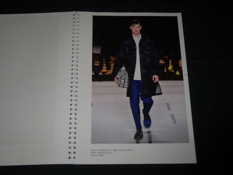 2014 MEN SPRING/SUMMER KENZO PARIS COLLECTION FASHION CATALOG - D 378