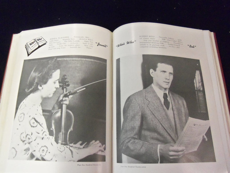 1948 OLIVET NAZARENE COLLEGE YEARBOOK - AURORA - BOURBONNAIS ILLINOIS - YB 179