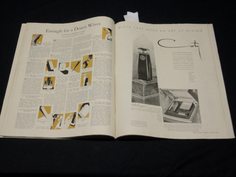1930 DECEMBER WOMAN'S HOME COMPANION MAGAZINE - GREAT COVER & ADS - ST 4878B