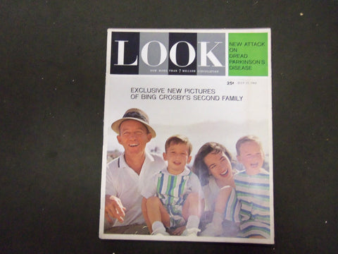 1962 JULY 17 LOOK MAGAZINE - BING CROSBY - ST 2896