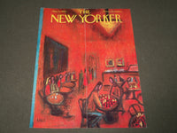 1961 JANUARY 21 NEW YORKER MAGAZINE FRONT COVER ONLY - GREAT ART FOR FRAMING