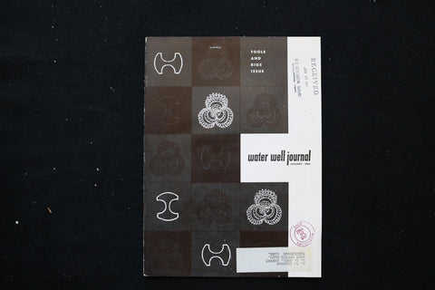 1962 JANUARY WATER WELL JOURNAL MAGAZINE - E 10501