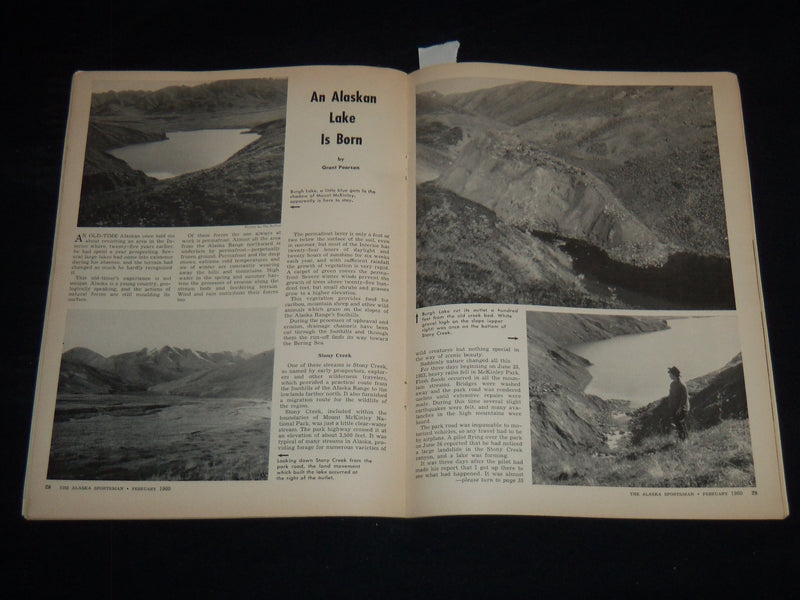 1960 FEBRUARY ALASKA SPORTSMAN MAGAZINE - LIFE OF LAST FRONTIER - J 8904