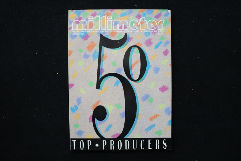 1990 JANUARY MILLIMETER MAGAZINE - 50 TOP PRODUCERS COVER - E 24586