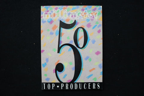 1990 JANUARY MILLIMETER MAGAZINE - 50 TOP PRODUCERS COVER - E 24586