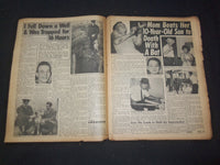 1966 JAN 9 NATIONAL ENQUIRER NEWSPAPER -MOM BEATS SON TO DEATH WITH BAT- NP 7405