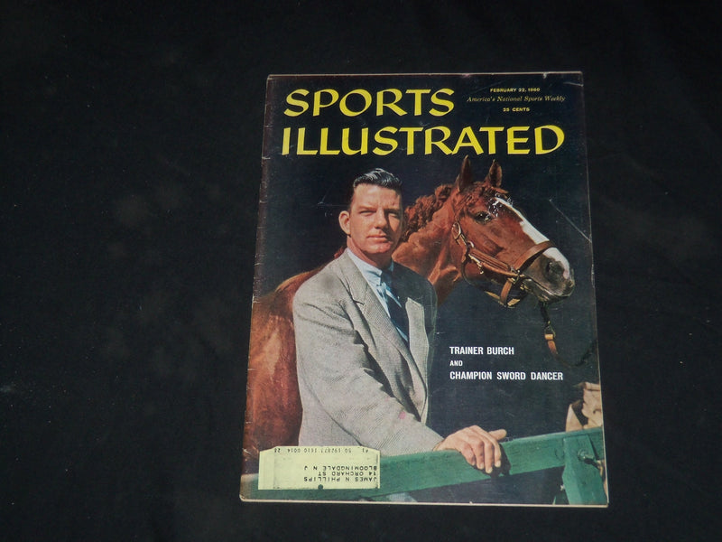1960 FEBRUARY 22 SPORTS ILLUSTRATED MAGAZINE-ELLIOT BURCH & SWORD DANCER-SP 8960