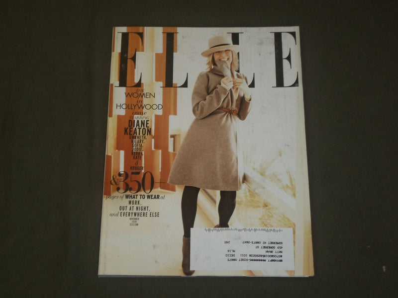 2010 NOVEMBER ELLE MAGAZINE - DIANE KEATON COVER - B 1865